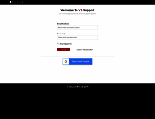 support.visualsoft.co.uk screenshot