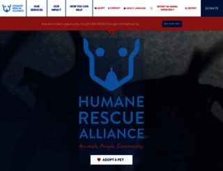 support.washhumane.org screenshot