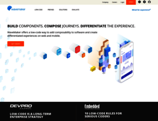 support.wavemaker.com screenshot