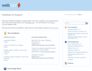 support.webkite.com screenshot