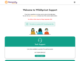 support.wildapricot.com screenshot