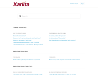support.xanita.com screenshot