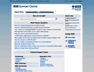 supportcenter.ieee.org screenshot