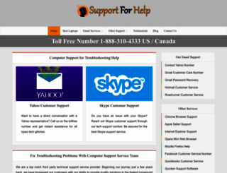 supportforhelp.com screenshot