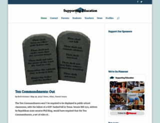 supportingeducation.org screenshot