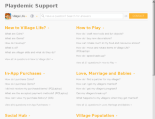 supportvl.playdemic.com screenshot