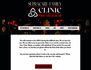 supracareclinic.com screenshot