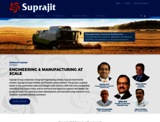 suprajit.com screenshot