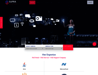 suprawebservices.com screenshot