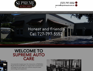 supremeautocare.net screenshot