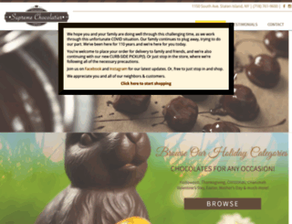 supremechocolatier.com screenshot