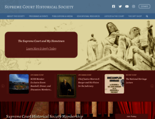 supremecourthistory.org screenshot