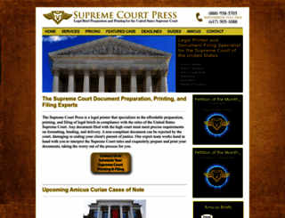 supremecourtpress.com screenshot