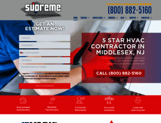 supremehvac.com screenshot