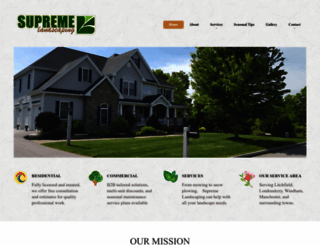 supremelandscaping.net screenshot