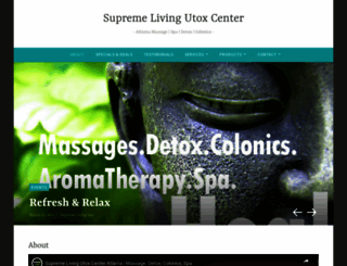 supremelivingspa.wordpress.com screenshot
