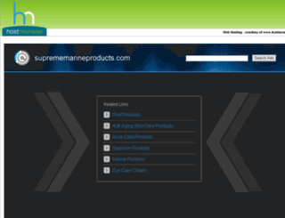 suprememarineproducts.com screenshot