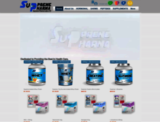 supremepharmalabs.com screenshot