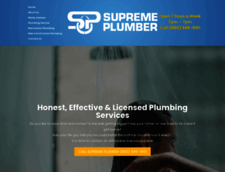 supremeplumber.com screenshot