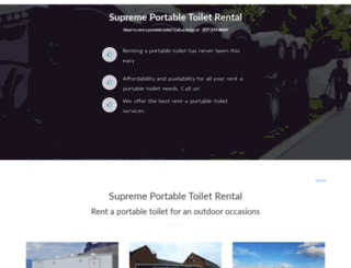 supremeportabletoiletrental.com screenshot