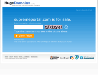 supremeportal.com screenshot
