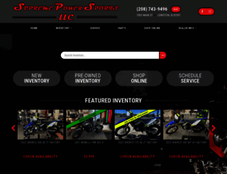 supremepowersports.com screenshot