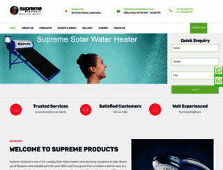supremesolar.in screenshot