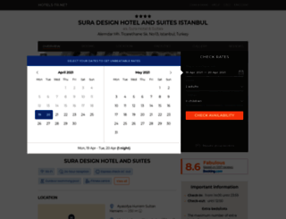 sura-design-hotel-suites.istanbul.hotels-tr.net screenshot