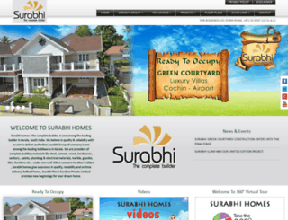 surabhihomes.com screenshot