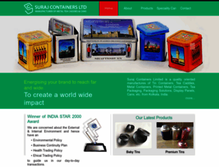 surajcontainers.com screenshot