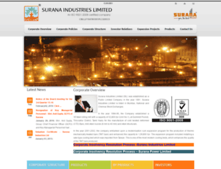 suranaind.com screenshot