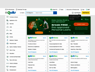 surat.quikr.com screenshot