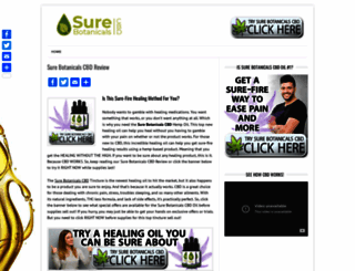 surebotanicalscbd.com screenshot