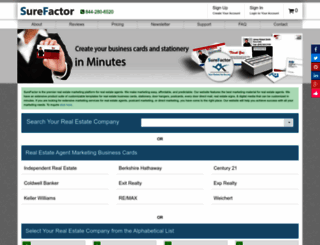 surefactor.com screenshot