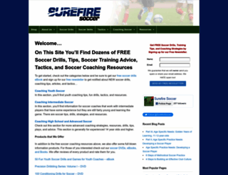 surefiresoccer.com screenshot