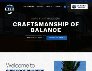 surefootbuilders.com screenshot