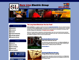 surelineelectric.com screenshot
