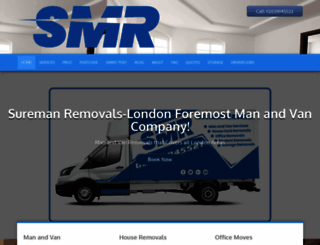 suremanremovals.co.uk screenshot