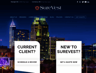 surevestinsurance.com screenshot