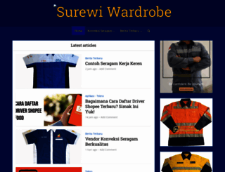 surewi-seragam.com screenshot