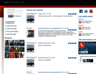 surf-database.com screenshot