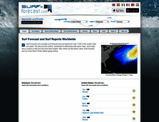 surf-forecast.com screenshot