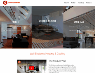 surfaceheating.co.uk screenshot