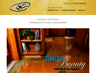 surfacesolutionsforconcrete.com screenshot