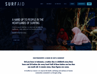 surfaid.org screenshot
