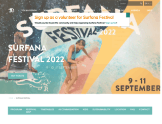 surfanafestival.com screenshot