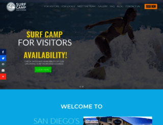 surfcampsandiego.com screenshot