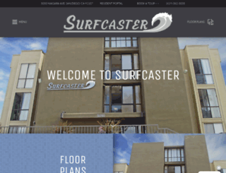 surfcasterapartments.com screenshot