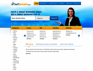 surfdomains.com screenshot