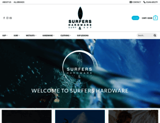 surfershardware.co.uk screenshot